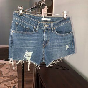 Distressed Levi's Shorts